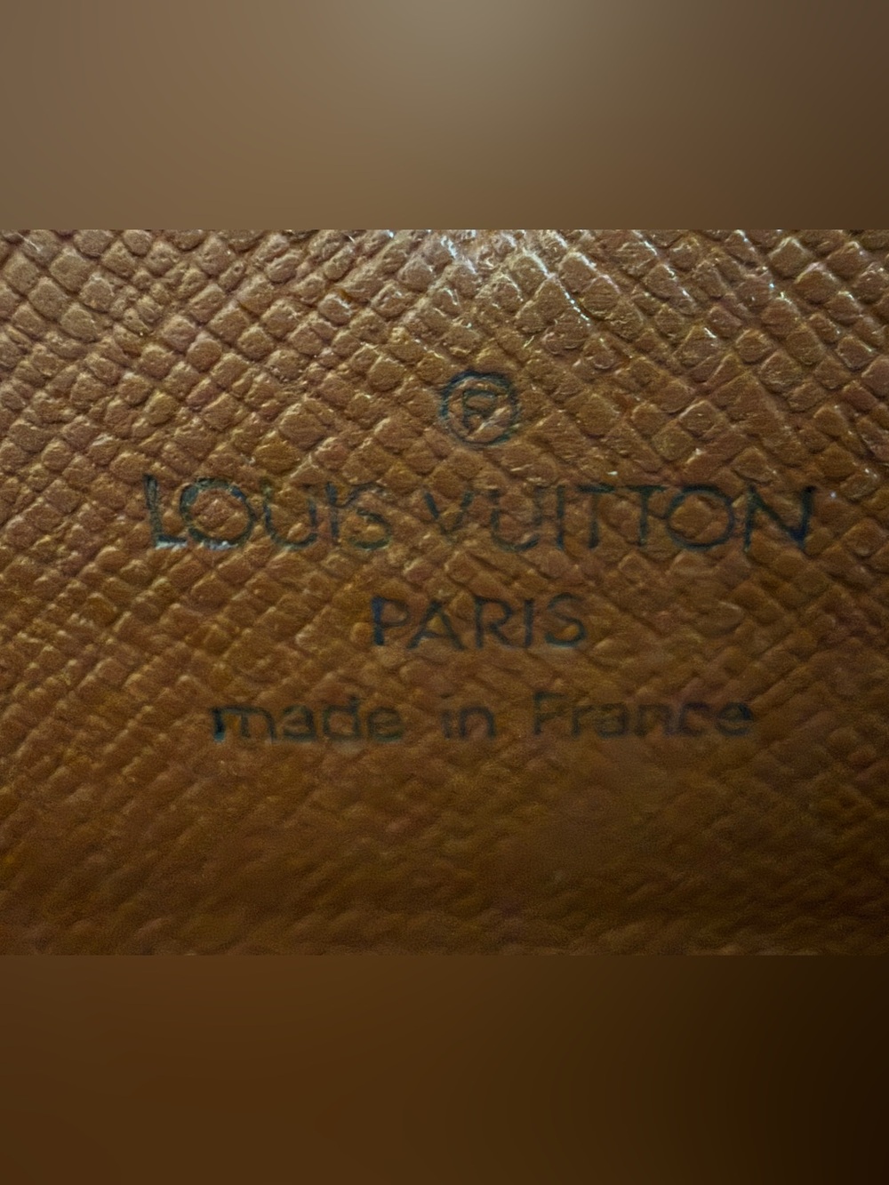 Vintage Louis Vuitton Brown Monogram Wallet/Crossbody with Gold Chain with COA - Picture 8 of 14
